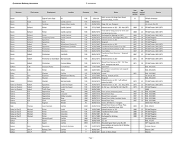 Cumbrian Railway Ancestors D Surnames Surname First Names