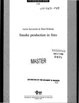 Smoke Production in Fires