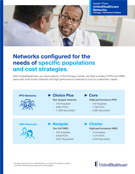 Needs of Specific Populations and Cost Strategies. with Unitedhealthcare, You Have Options