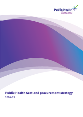 PHS Procurement Strategy 2020-2023