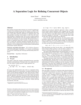 A Separation Logic for Refining Concurrent Objects