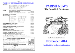 PARISH NEWS November 2014