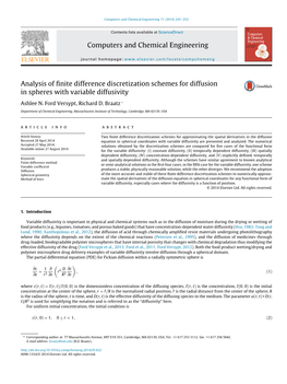 Analysis of Finite Difference Discretization Schemes For