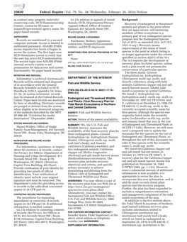 Federal Register/Vol. 79, No. 38/Wednesday, February 26, 2014