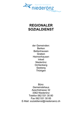 Regionaler Sozialdienst