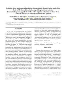 Evolution of the Landscape and Pedodiversity on Volcanic Deposits