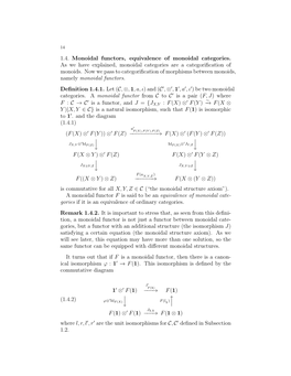 Monoidal Functors, Equivalence of Monoidal Categories