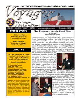 December 2016 Voyager Newsletter