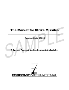 The Market for Strike Missiles