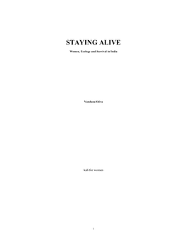 Staying Alive