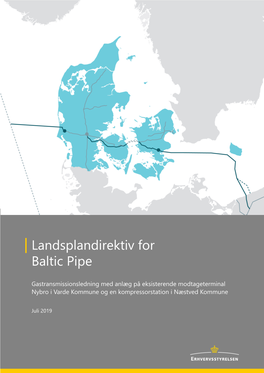 Landsplandirektiv for Baltic Pipe