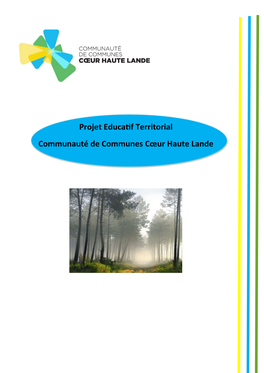 Projet Educati Territorial Communauté De Communes Cœur Haute Lande