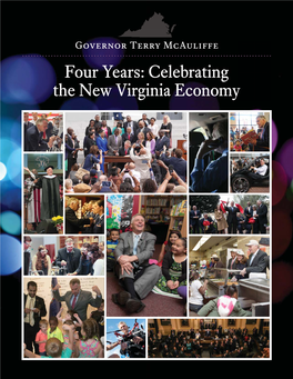 Four Years: Celebrating the New Virginia Economy
