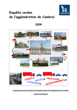 Enquête Cordon De L'agglomération De Cambrai