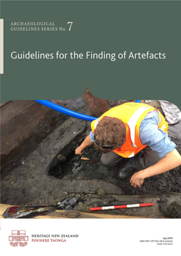 Guidelines for the Finding of Artefacts