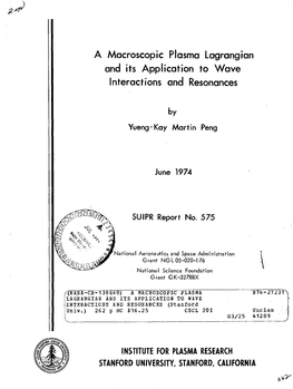 Interactions and Resonances