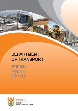 DEPARTMENT of TRANSPORT Annual Report 2011/12