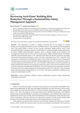 Reviewing Arch-Dams' Building Risk Reduction Through a Sustainability