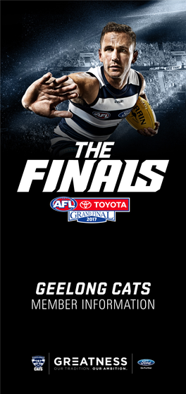 Geelong Cats Member Information Finals Information