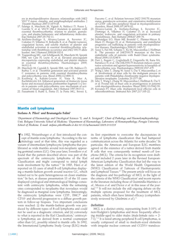 Mantle Cell Lymphoma Stefano A