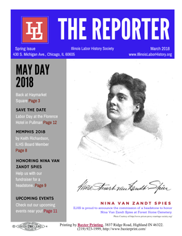 Spring 2018 P a G E 3 P a G E 4 the Reporter