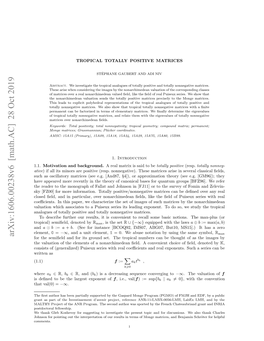 Tropical Totally Positive Matrices 3