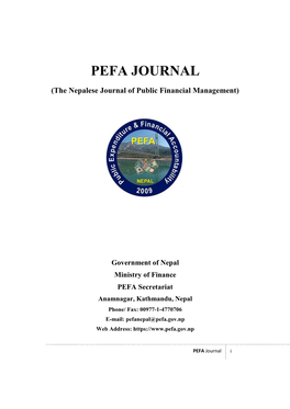 Pefa Journal