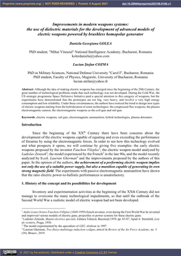 Improvements in Modern Weapons Systems: the Use of Dielectric