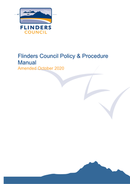 Flinders Council Policy & Procedure Manual