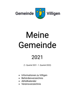 Meine Gemeinde 2021