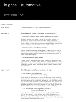 Oliver Le Grice CV LA 2016 Comp