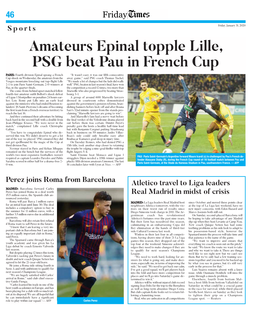 Amateurs Epinal Topple Lille, PSG Beat Pau in French Cup