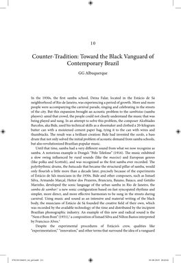 Counter-Tradition: Toward the Black Vanguard of Contemporary Brazil