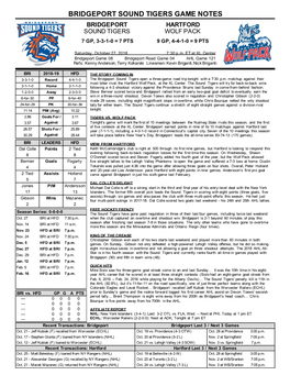 18 1027 Bridgeport Game Notes FINAL