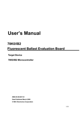 User's Manual