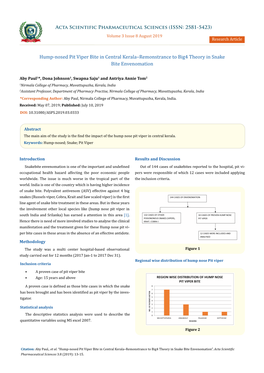 Hump-Nosed Pit Viper Bite in Central Kerala–Remonstrance to Big4 Theory in Snake Bite Envenomation