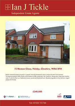 Neston Close, Helsby, Cheshire, WA6 0FH