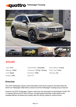 Volkswagen Touareg