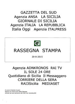 Rassegna Stampa