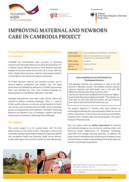 Fact Sheet Maternal and New Born