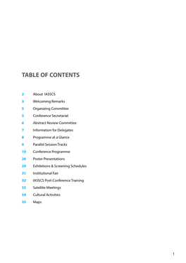 Table of Contents