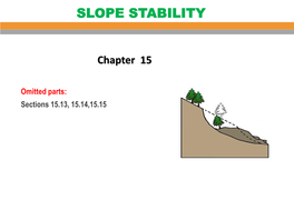 Slope Stability