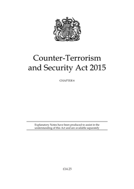 Counter-Terrorism and Security Act 2015