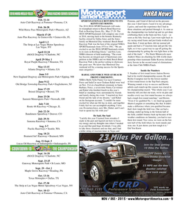 NHRA News Feb