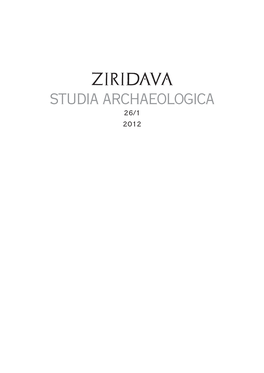 Studia Archaeologica 26/1 2012