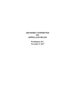 Advisory Committee on Appellate Rules