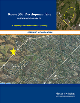Route 309 Development Site HILLTOWN, BUCKS COUNTY, PA
