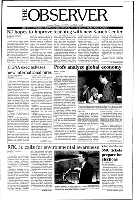 Profs Analyze Global Economy by BILL IRVINE New International Hires News Writer by MICHAEL LEWIS Countries," Olsen Said