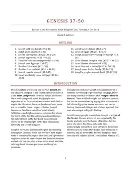 Genesis 37-50