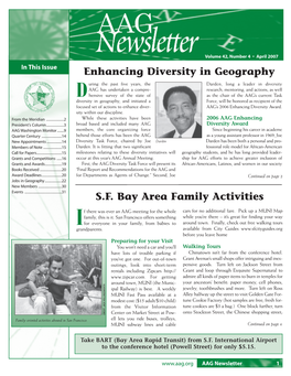 Enhancing Diversity in Geography S.F. Bay Area Family Activities